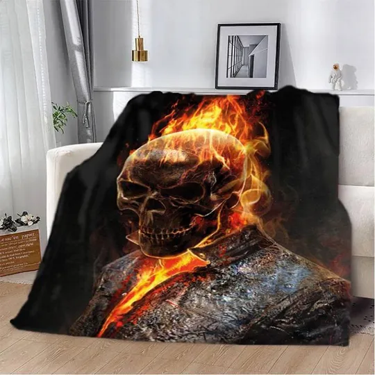 Плед 3D Адское пламя 20222437_A 12222 160х200 см Ціна