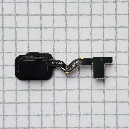 фото, Шлейф Samsung A600F Galaxy A6 2018 зі сканером відбитка пальця чорний оригінал