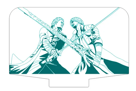 Акриловий світильник-нічник з пультом 16 кольорів Devil May Cry 5 tty-n002016 Ціна