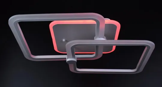 Люстра потолочная LED с пультом A2503/2-RGB-wh Белый 10х41х63 см. Інтернет-аукціон