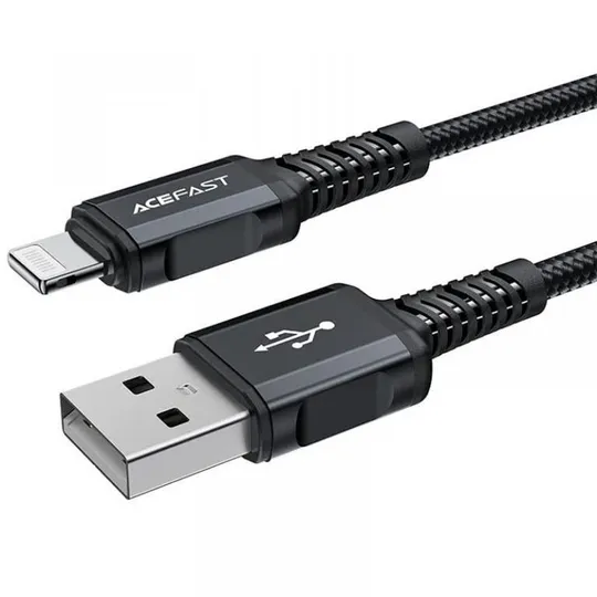 Дата кабель Acefast MFI C4-02 USB-A to Lightning aluminum alloy (1.8m) З аукціону
