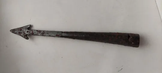 Пилум наконечник древнего копья гарпунного типа, боевое оружие римлян, скифов,kn652 Де купити