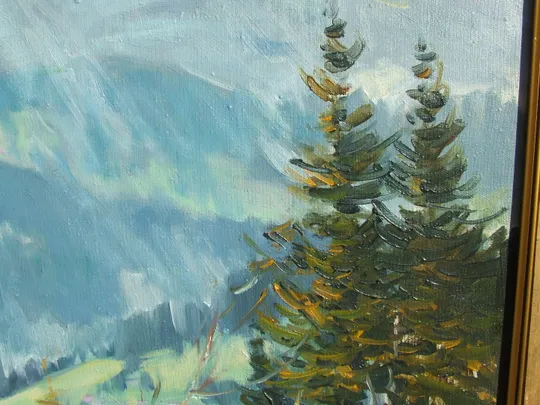 Нар.худ.Урср. Шолтес З. 1909-1990 рр. роз. 60х80 см. п.о. 1960 рр. закарпатська школа Ужгород . З аукціону