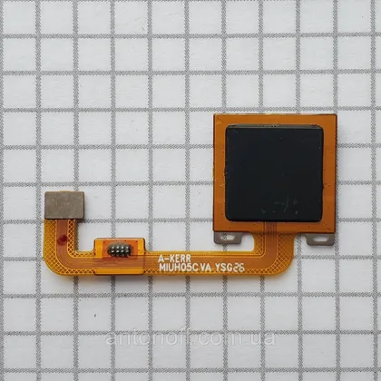 фото, Шлейф Xiaomi Redmi Note 4 Snapdragon (mido) зі сканером відбитка пальця оригінал з розборки