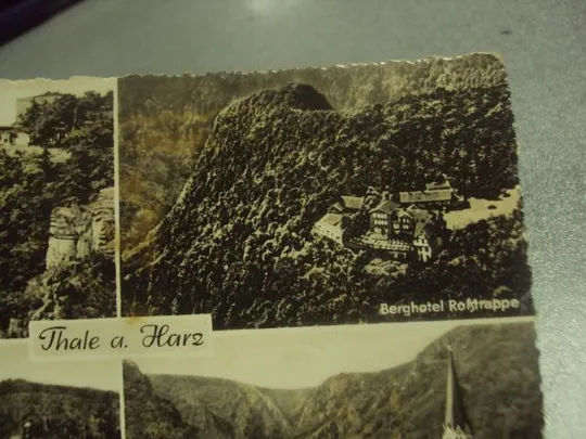 открытка германия тале гарц Thale Harz №8299 З аукціону