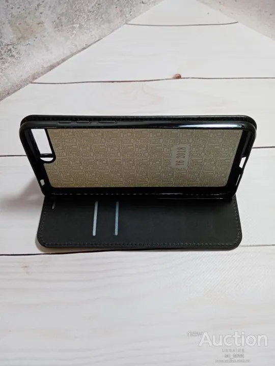 Чохол-книжка Leather Folio (high copy) для Huawei Y6 2018  чорний Продаж