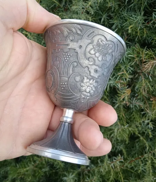 Олов`яні винні келихи бокали 6 шт 120 мл Handwerks Siegel Німеччина Недорого