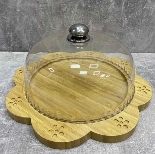Тортовница с крышкой Interos PJ02716-90784 34 см Ціна