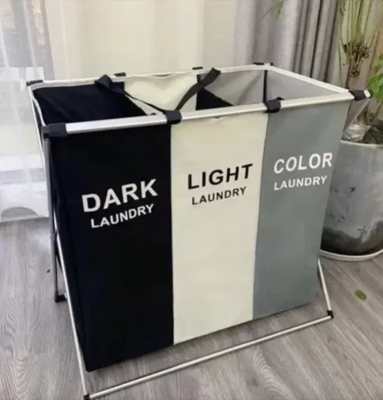 Купити Корзины и мешки для белья для грязных вещей элиф, Сетка корзина для белья черное белое цветное