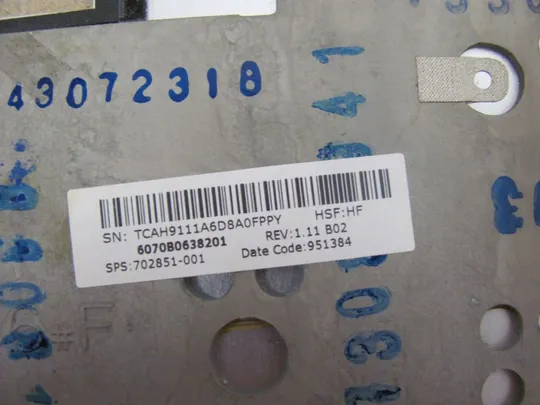 52-9 Кришка панель палмрест 6070B0638201 702851-001 для HP FOLIO 9470m оригінал Характеристики