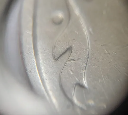 (7911) 50 копійок 1992 1ААм поворот + зминання на реверсі (50 копеек 1992 брак сдвиг) Інтернет-аукціон