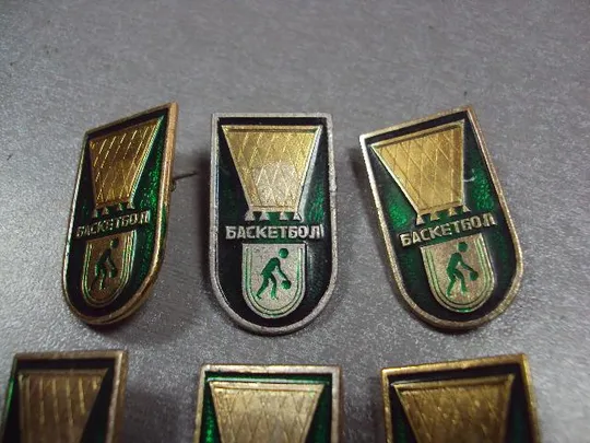 знак олимпиада москва 1980 баскетбол лот 6 шт №3543 Де купити