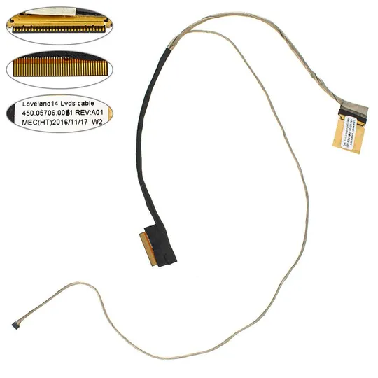 Шлейф матриці для ноутбука Dell (Latitude: 3470, Vostro: 3460) LED (450.05706.0001) Ціна