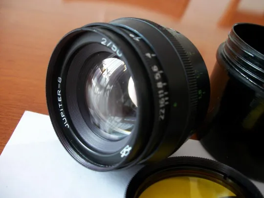 Юпитер-8,черный, М-39 , Made in USSR , No-8001271, Крышка передняя, Светофильтр Ж-2х , как нов Де купити
