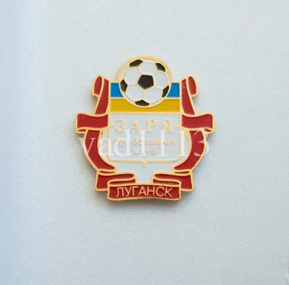 фото, Футбол серия больших значков 32 мм клубы Украины -  ФК Заря Луганск Луганская область