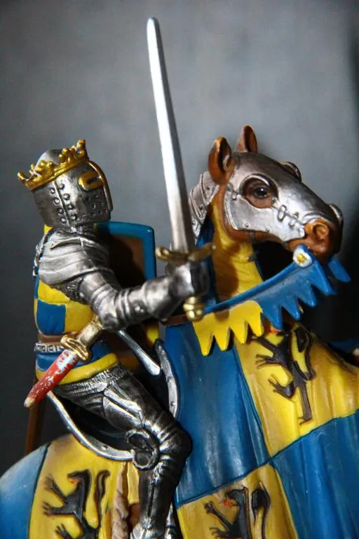 рыцарь на коне с мечем SCHLEICH 90-100мм ФРГ З аукціону