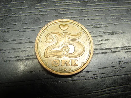 25 оре Данія 1990 Ціна