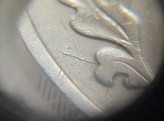 Купити (7357) 25 копійок 1992 2ААм розколи з обох боків внизу аверса (25 копеек 1992 2ААм перепутка)