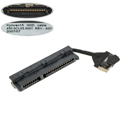 фото, Шлейф жорсткого диска SSD/HDD для ноутбука DELL (15-7570 7573 7580 p70f), (450.0CL03.0001)