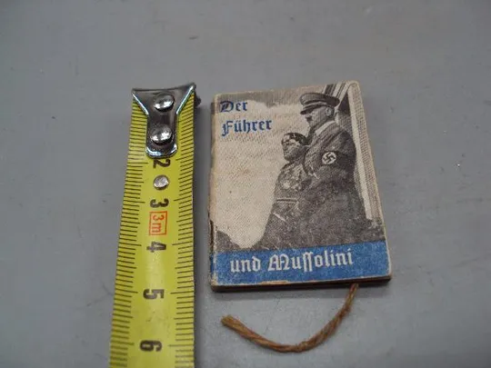 Памятка пропаганда Рейх солдату карманная книжечка прокламация Фюрер и Муссолини 1938 год №13843 Ціна