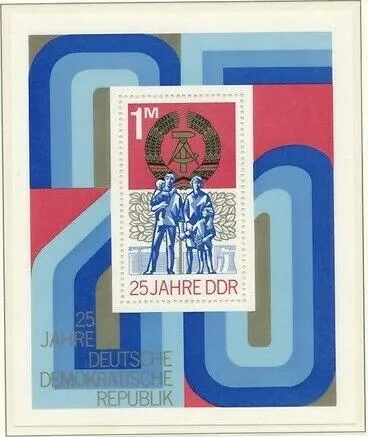 фото, ГДР 25 лет ГДР 1974