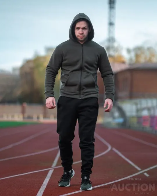 Чоловічий утеплений зіпер - Europe колір хакі Ціна