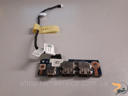 USB, Firewire 4pin iLink роз&#039;єми для ноутбука Dell Vostro 1510, LS-4121P REV:1.0, б/в Ціна