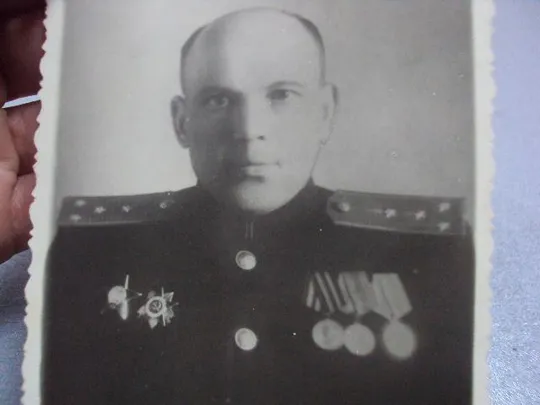 фотография фронтовик капитан ордена медали №1282 Продаж