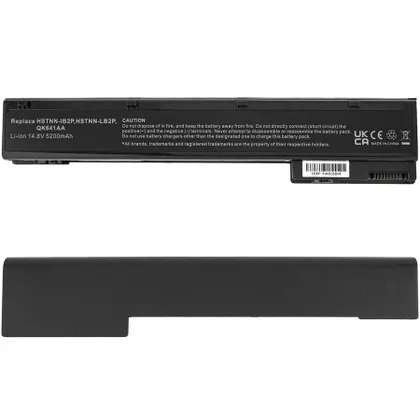 фото, Батарея для ноутбука HP VH08 (EliteBook 8560W, 8570W, 8760W, 8770W) 14.8V 5200mAh Black