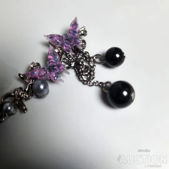 Шпилька з метеликом китайська паличка для волосся з підвіскою Продаж