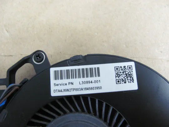номер0608-18 Вентилятор (кулер, FAN)  L30894-001 4JW2TP003  для  HP ZBook 15 G5 оригінал Продаж