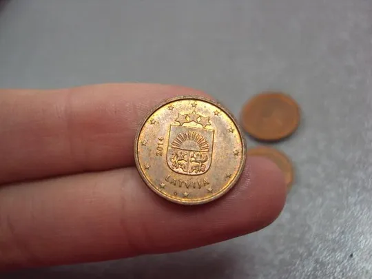 монета латвия 1 евро цент 2014 лот 10 шт №8014 Інтернет-аукціон