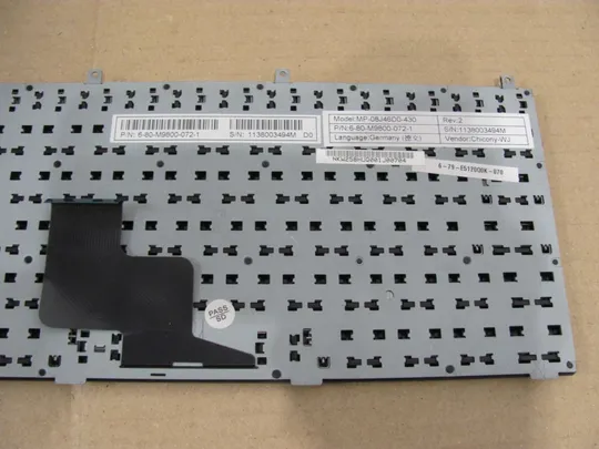 522-25 клавіатура робоча MP-08J46D0-430 6-80-M9800-072-1 для TERRA 1528 1509P оригінал Інтернет-аукціон