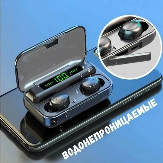 Бездротові bluetooth навушники True Wireless F9-5 TWS із вбудованим Power Bank Ціна