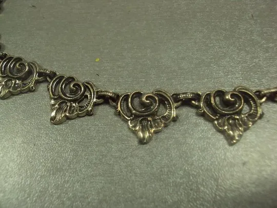 Купити Женское колье розы ожерелье цепочка розочки листья серебро 835 проба BAS европа вес 48,18 г №669