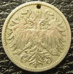 Купити 10 геллерів 1895 Австро-Угорщина
