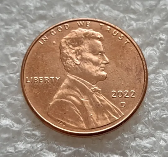 (8202 ря) 1 цент 2022 D США Ціна