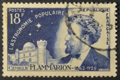 фото, Франция Астрономия Камиль Фламмарион 1956