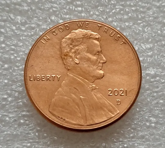 (8175 ря) 1 цент 2021 D США Ціна