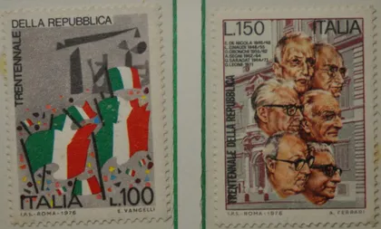 фото, Италия 30-летие итальянской республики 1976 MNH