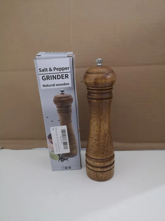 Дерев&#039;яний млин для перцю BEESCLOVER з потужною обертовою шліфувальною машиною  (17) Ціна