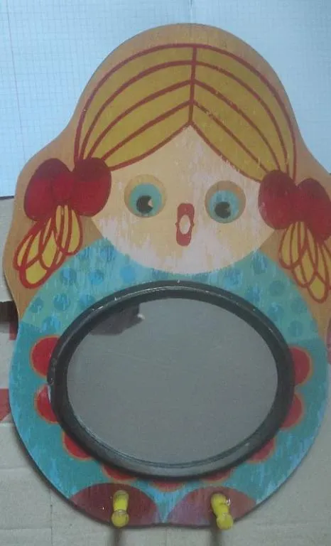 Купити Винтажное детское зеркало для ванной СССР, 1989 г.  tr847