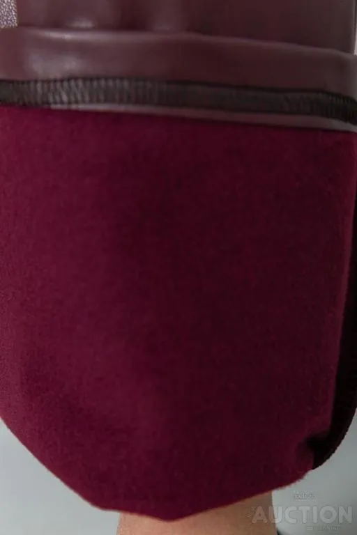 Лосины женские на флисе, цвет бордовый, 164R82 Де купити