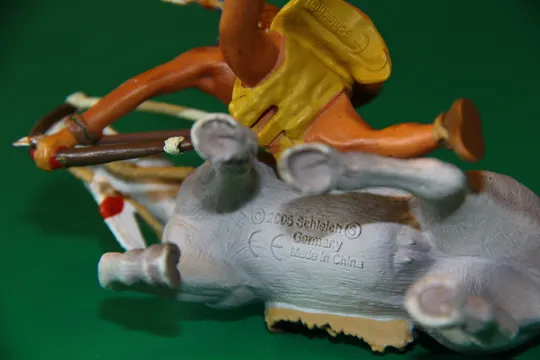 ІНДІАНЕЦЬ СІУ З ЛУКОМ на коні индеец SCHLEICH 90-100мм ФРГ ФРН Інтернет-аукціон
