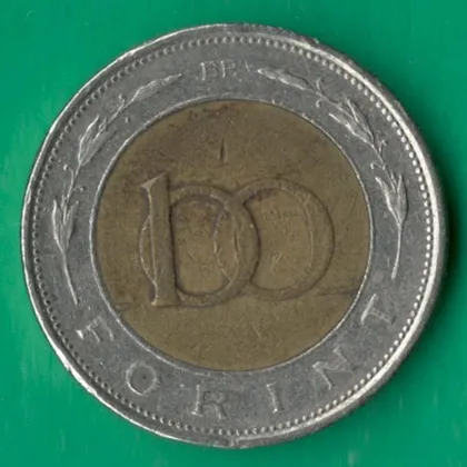 фото, 100 форинтів 1997 року Угорщина [БР]