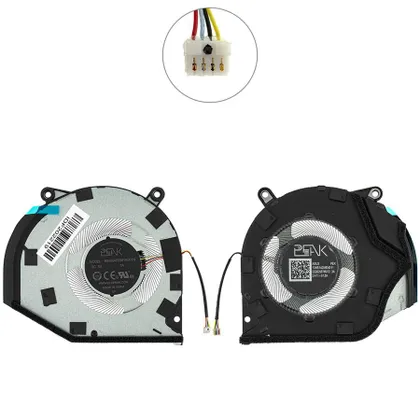 фото, Оригінальний вентилятор для ноутбука ASUS (H7606 series), 5V, (CPU FAN), (13NB1420M04011)