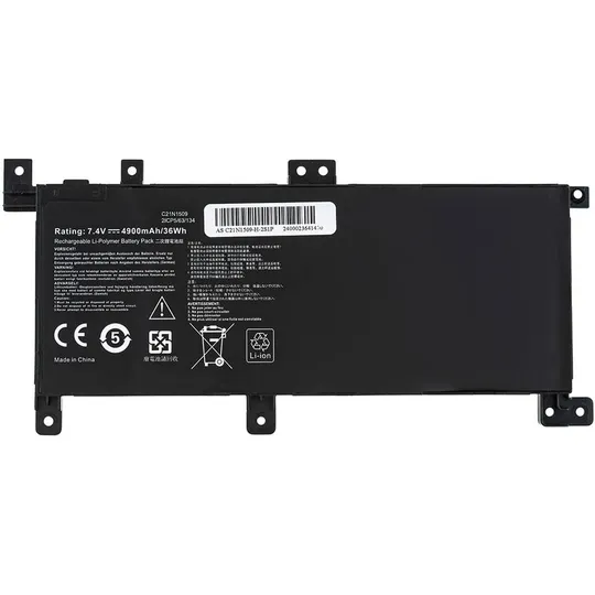 Батарея для ноутбука ASUS C21N1509 (X556UA, X556UB, X556UF, X556UJ series) 7.4V 4900mAh 36Wh Black З аукціону