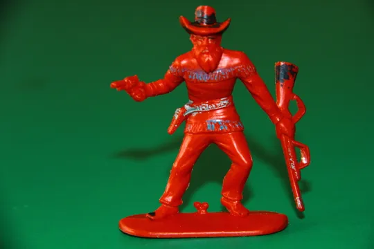 ТРАПЕР З РЕВОЛЬВЕРОМ та КАРАБІНОМ траппер JEAN HÖFLER  55-60мм ФРН ФРГ Ціна