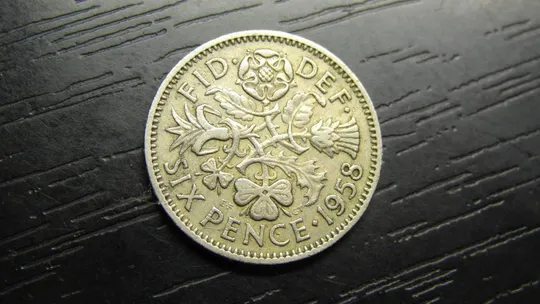 6 пенсів 1958 Британія Ціна