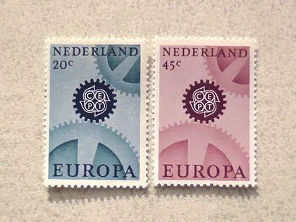 фото, Серія поштових марок Нідерланди " Європа СЕРТ " 1967 рік **